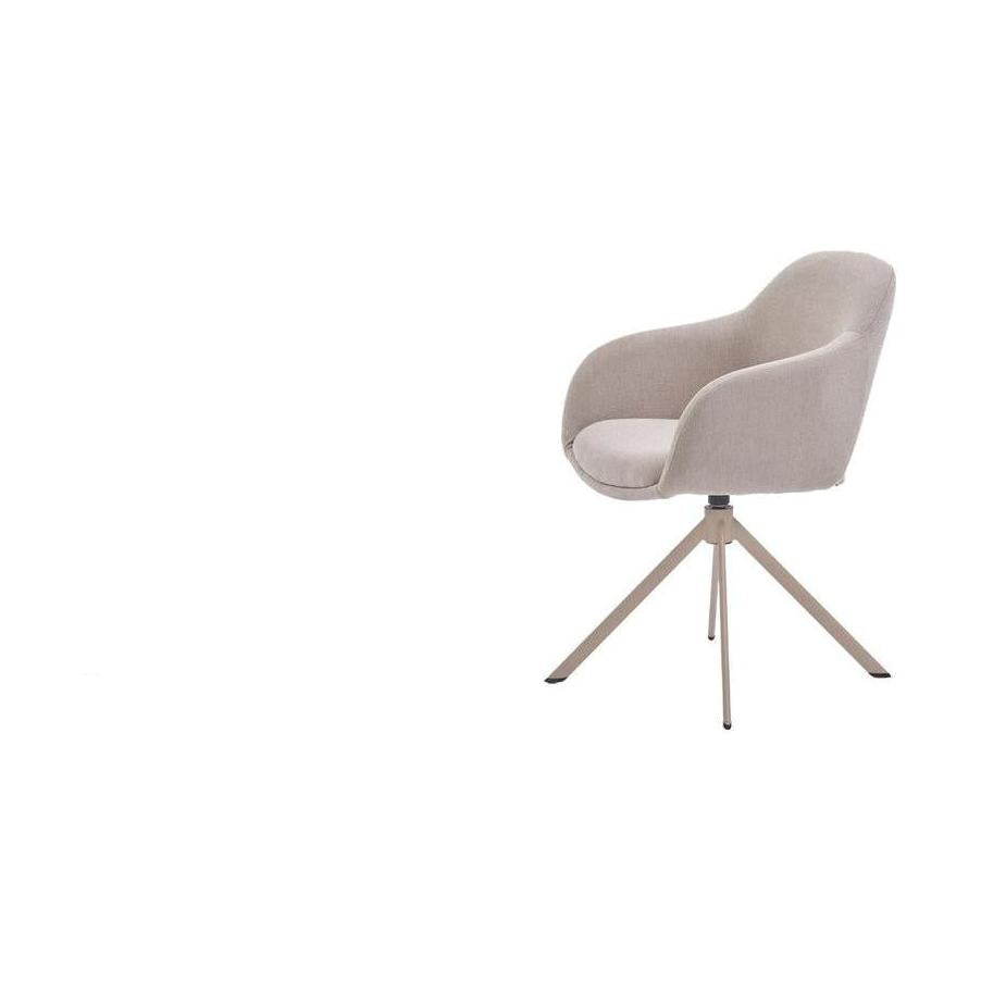 HelloChair HC32 Benito eetkamerstoel Guard Beige spinpoot beige