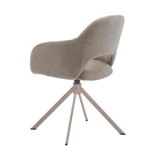 HelloChair HC32 Benito eetkamerstoel Guard Eucalyptus spinpoot beige