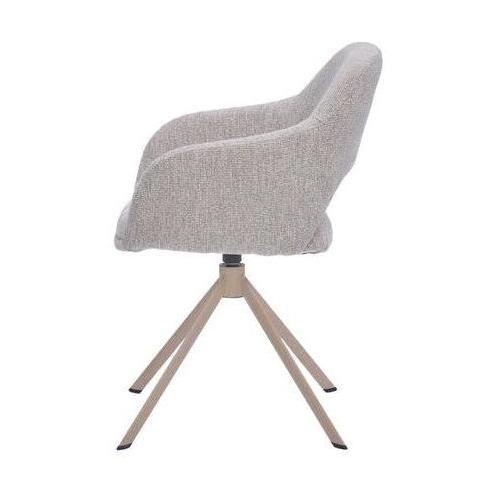 HelloChair HC32 Benito eetkamerstoel Lodge Linen spinpoot beige