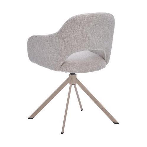 HelloChair HC32 Benito eetkamerstoel Lodge Linen spinpoot beige