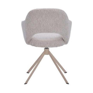 HelloChair HC32 Benito eetkamerstoel Lodge Linen spinpoot beige