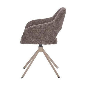 HelloChair HC32 Benito eetkamerstoel Lodge Sepia spinpoot beige