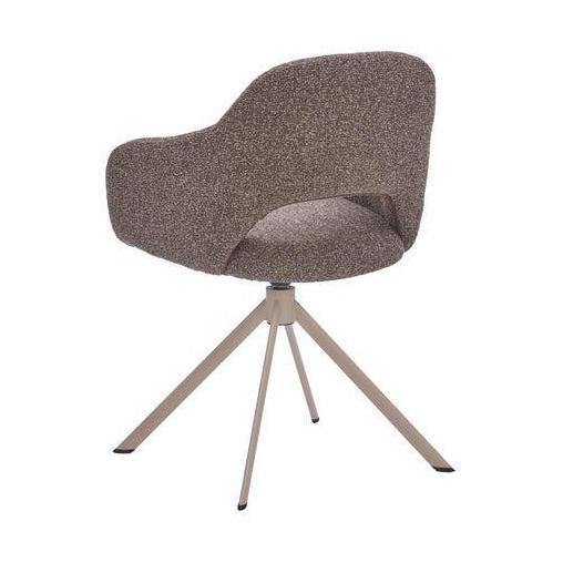 HelloChair HC32 Benito eetkamerstoel Lodge Sepia spinpoot beige