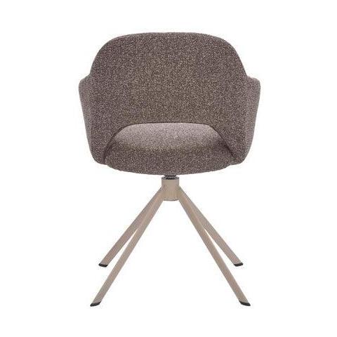 HelloChair HC32 Benito eetkamerstoel Lodge Sepia spinpoot beige