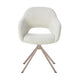 HelloChair HC32 Benito eetkamerstoel Sneak Linen spinpoot beige