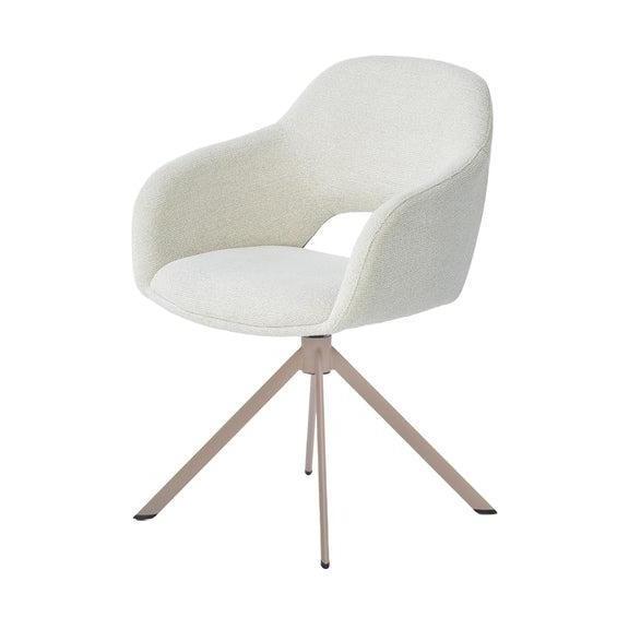 HelloChair HC32 Benito eetkamerstoel Sneak Linen spinpoot beige