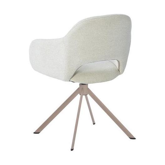 HelloChair HC32 Benito eetkamerstoel Sneak Linen spinpoot beige