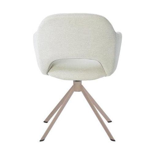 HelloChair HC32 Benito eetkamerstoel Sneak Linen spinpoot beige
