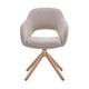 HelloChair HC32 Benito eetkamerstoel Guard Beige spinpoot hout