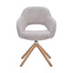 HelloChair HC32 Benito eetkamerstoel Lodge Linen spinpoot hout