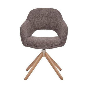 HelloChair HC32 Benito eetkamerstoel Lodge Sepia spinpoot hout