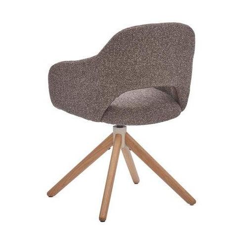 HelloChair HC32 Benito eetkamerstoel Lodge Sepia spinpoot hout