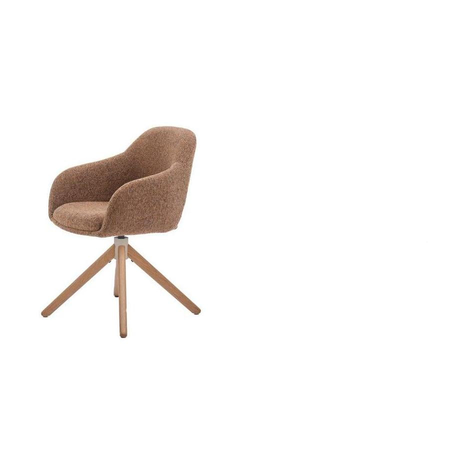 HelloChair HC32 Benito eetkamerstoel Oasis Caramel spinpoot hout