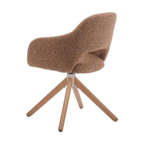 HelloChair HC32 Benito eetkamerstoel Oasis Caramel spinpoot hout