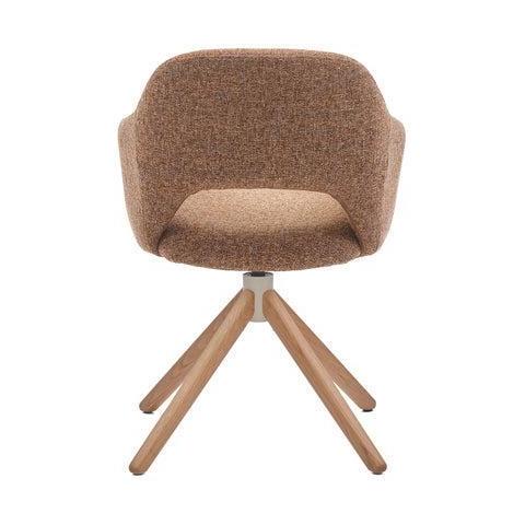 HelloChair HC32 Benito eetkamerstoel Oasis Caramel spinpoot hout