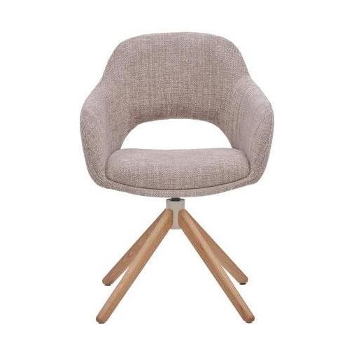 HelloChair HC32 Benito eetkamerstoel Ote Creme spinpoot hout