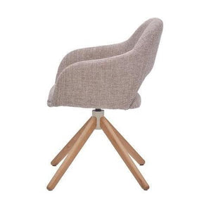 HelloChair HC32 Benito eetkamerstoel Ote Creme spinpoot hout