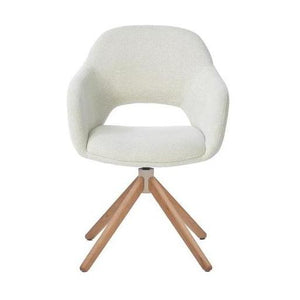 HelloChair HC32 Benito eetkamerstoel Sneak Linen spinpoot hout