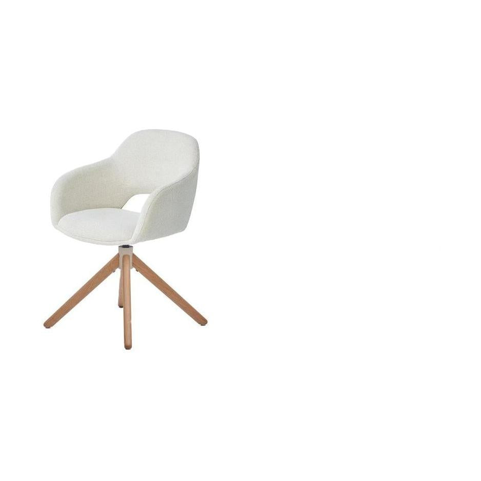HelloChair HC32 Benito eetkamerstoel Sneak Linen spinpoot hout