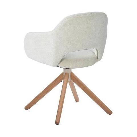 HelloChair HC32 Benito eetkamerstoel Sneak Linen spinpoot hout