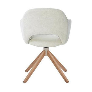 HelloChair HC32 Benito eetkamerstoel Sneak Linen spinpoot hout