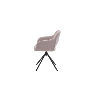 HelloChair HC32 Benito eetkamerstoel Alpine Natural spinpoot zwart