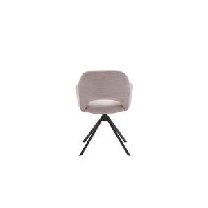 HelloChair HC32 Benito eetkamerstoel Alpine Natural spinpoot zwart