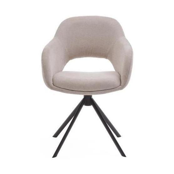 HelloChair HC32 Benito eetkamerstoel Guard Beige spinpoot zwart