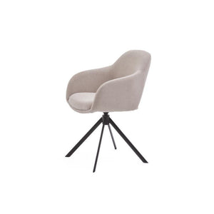 HelloChair HC32 Benito eetkamerstoel Guard Beige spinpoot zwart