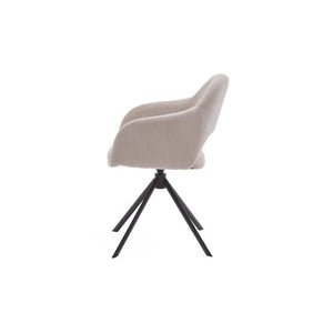 HelloChair HC32 Benito eetkamerstoel Guard Beige spinpoot zwart