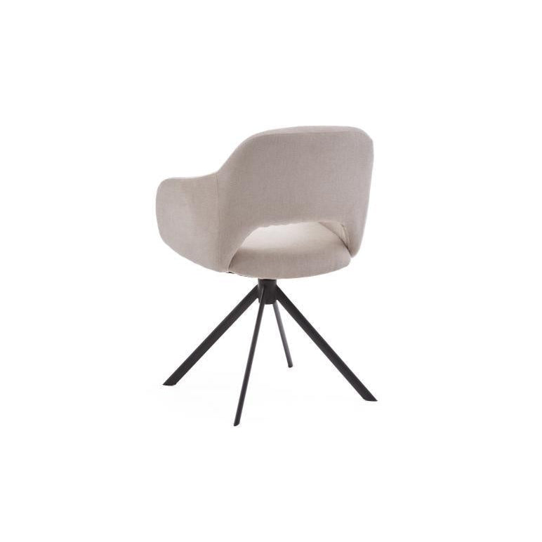 HelloChair HC32 Benito eetkamerstoel Guard Beige spinpoot zwart