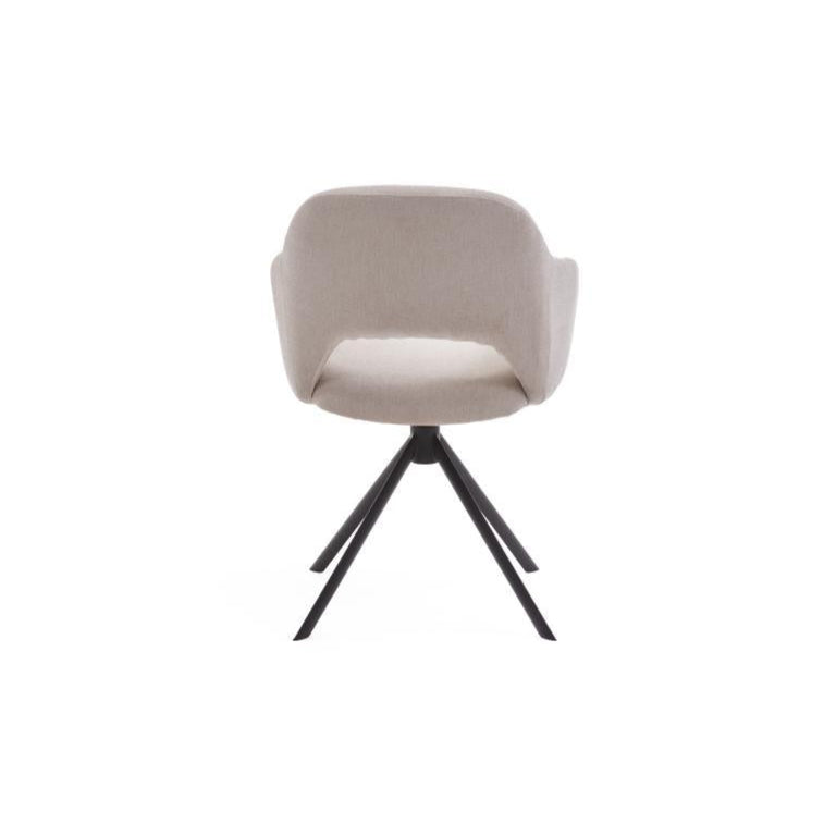 HelloChair HC32 Benito eetkamerstoel Guard Beige spinpoot zwart