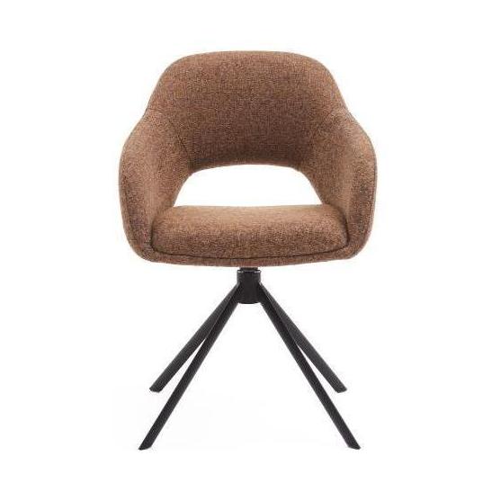 HelloChair HC32 Benito eetkamerstoel Oasis Caramel spinpoot zwart