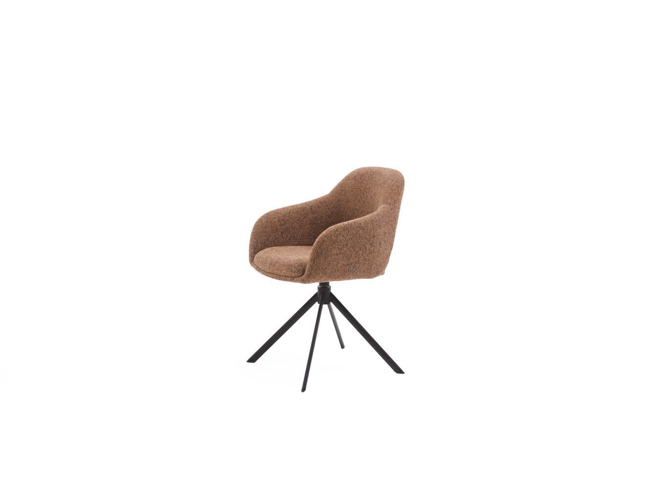 HelloChair HC32 Benito eetkamerstoel Oasis Caramel spinpoot zwart
