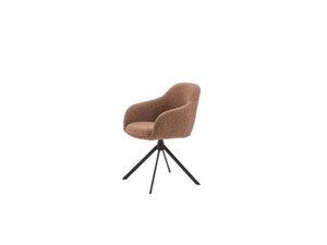 HelloChair HC32 Benito eetkamerstoel Oasis Caramel spinpoot zwart