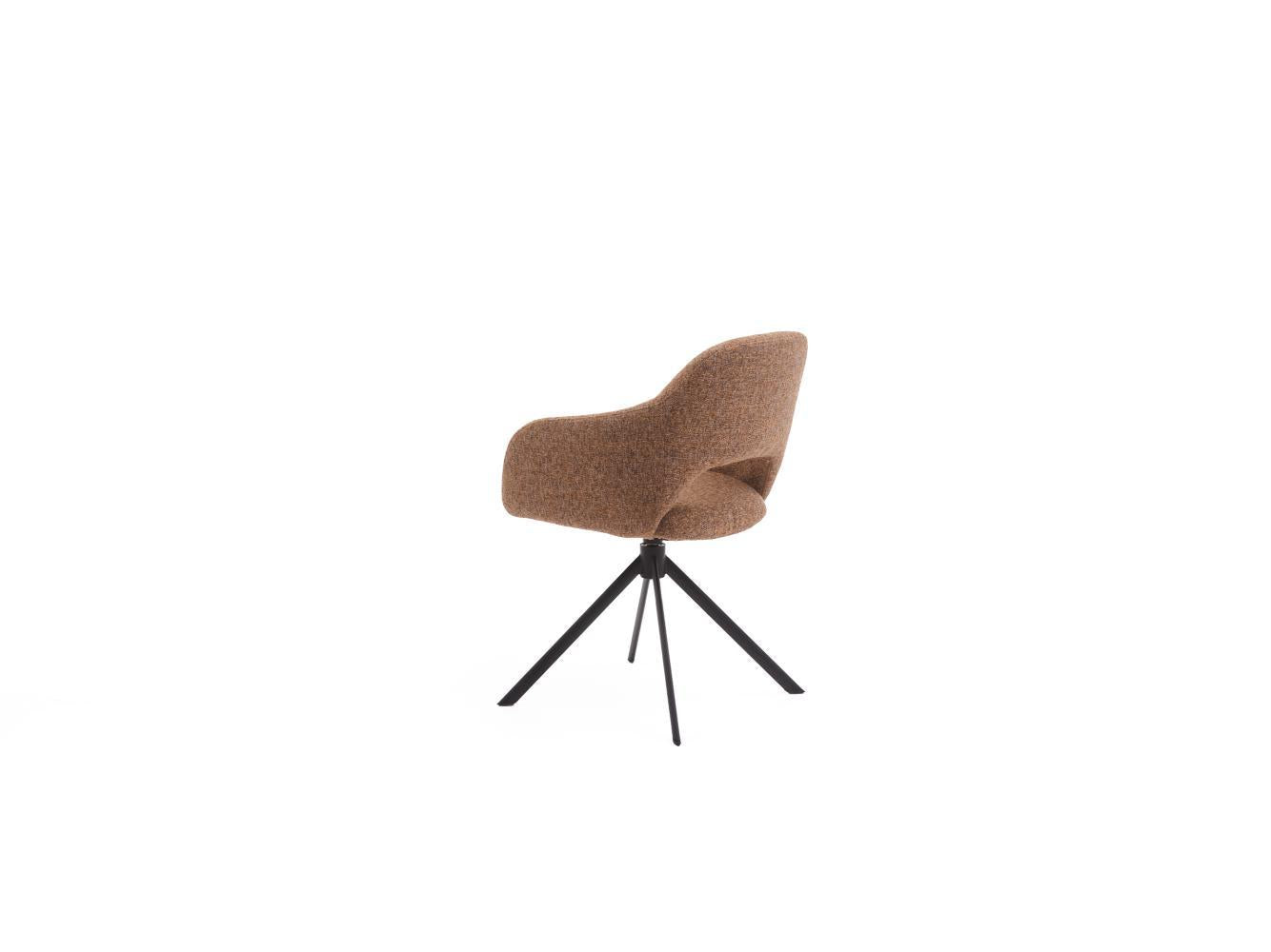 HelloChair HC32 Benito eetkamerstoel Oasis Caramel spinpoot zwart
