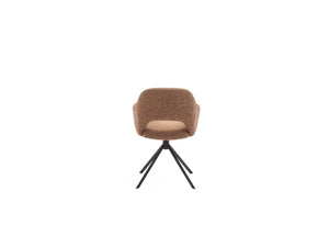 HelloChair HC32 Benito eetkamerstoel Oasis Caramel spinpoot zwart