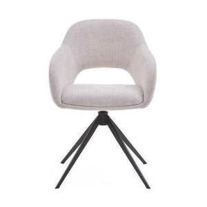HelloChair HC32 Benito eetkamerstoel Oasis Naturel spinpoot zwart