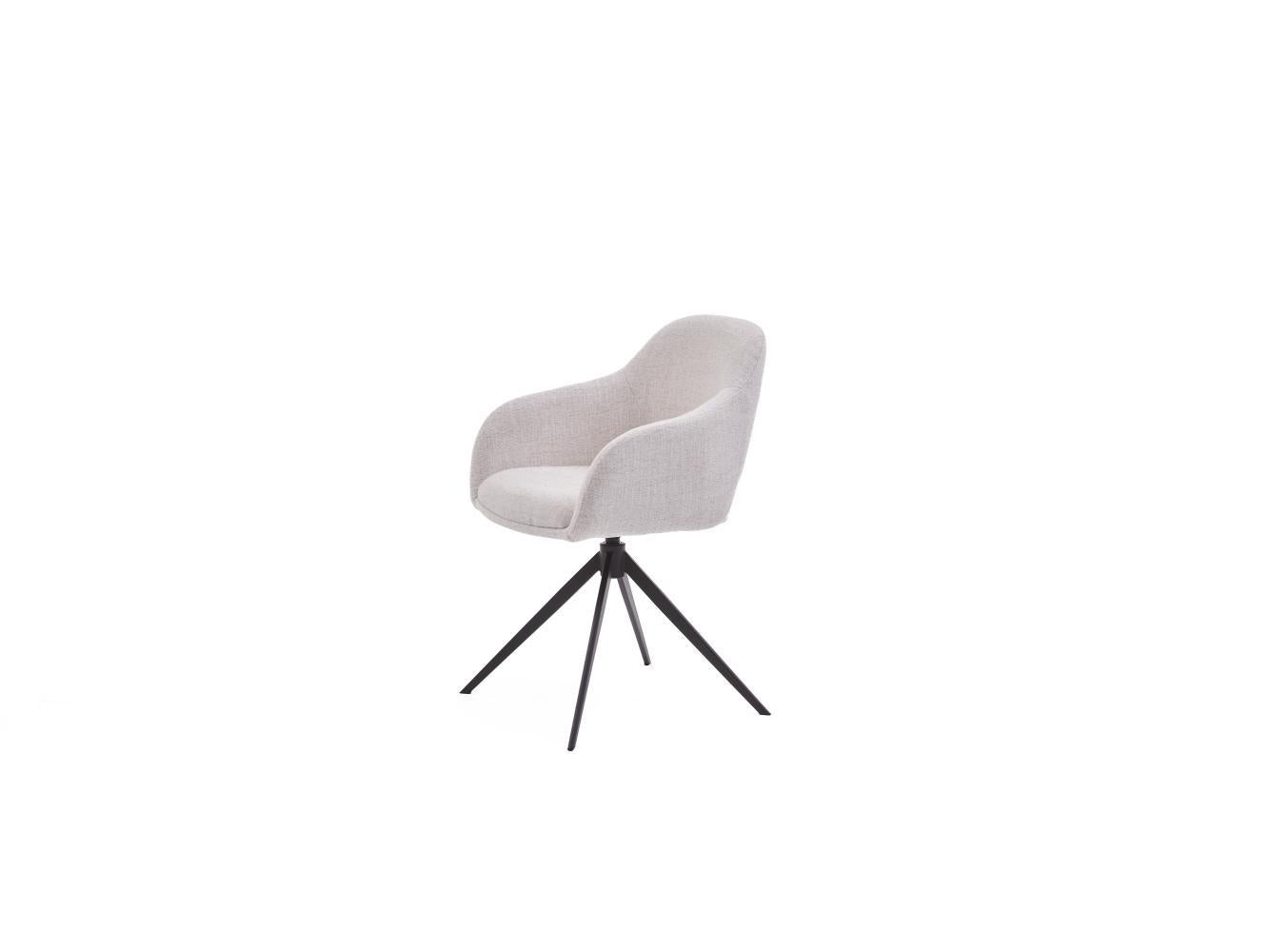 HelloChair HC32 Benito eetkamerstoel Oasis Naturel spinpoot zwart