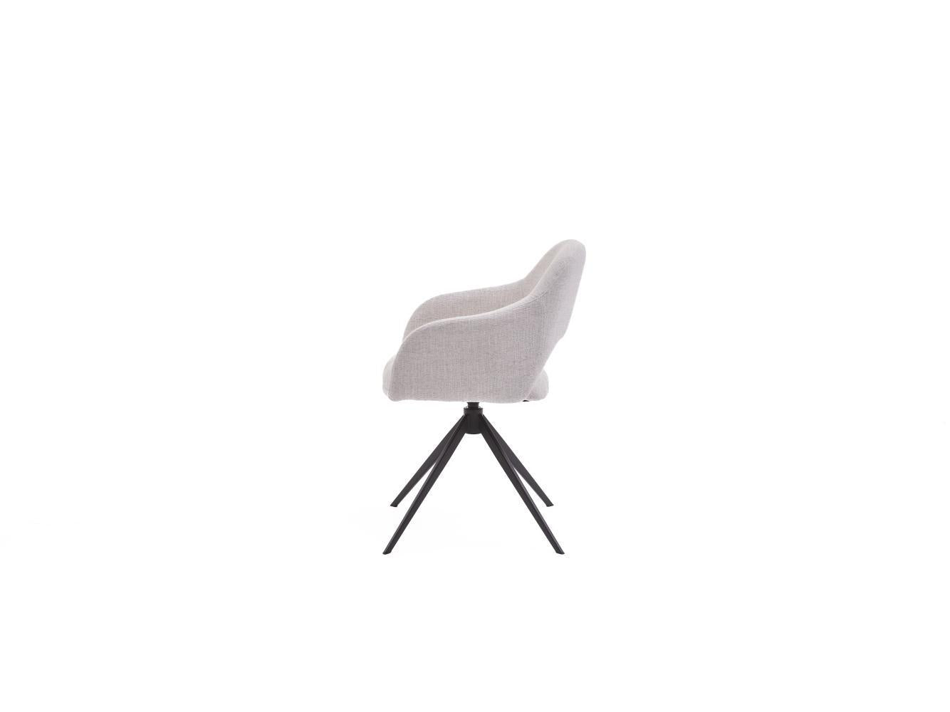HelloChair HC32 Benito eetkamerstoel Oasis Naturel spinpoot zwart