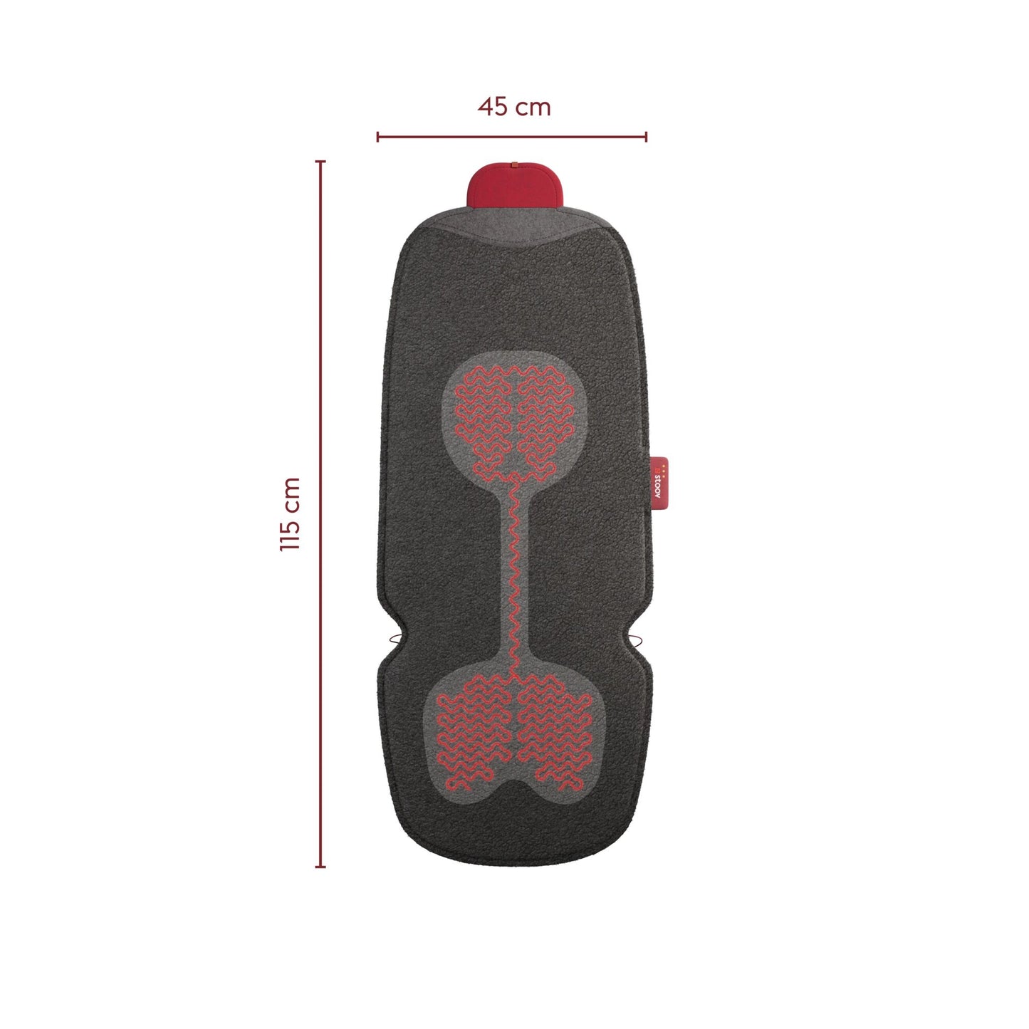 Stoov Big Hug Pro S3 warmtedeken Woolly Dark Grey