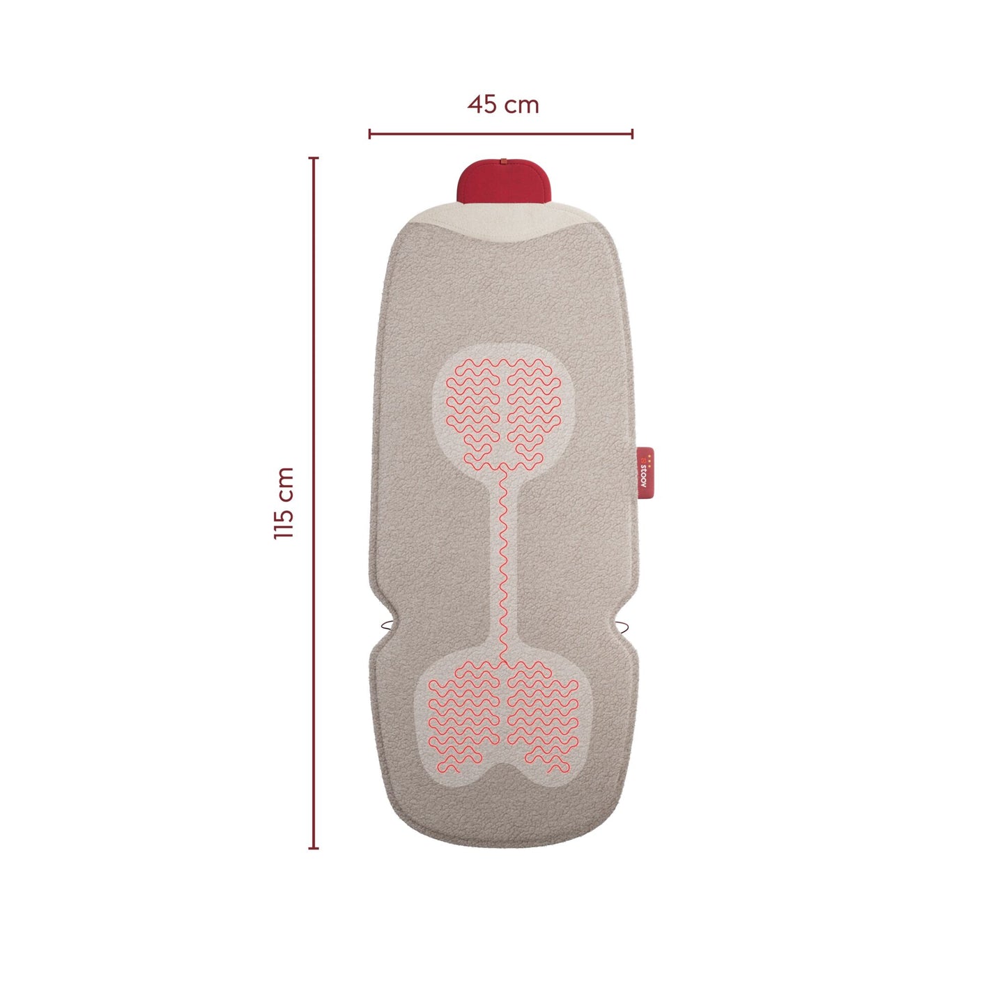 Stoov Big Hug Pro S3 warmtedeken Woolly Soft Beige