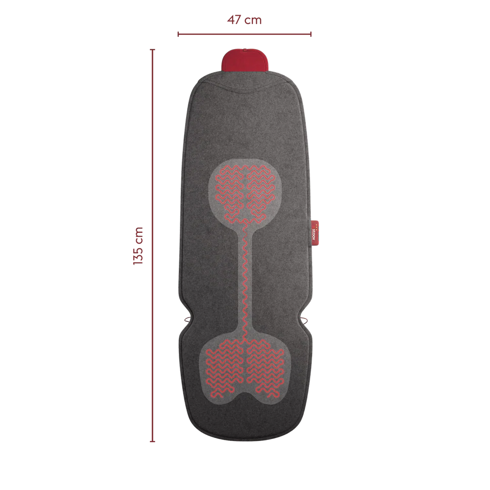 Stoov Big Hug XL Flex S3 warmtedeken Melange Dark Grey