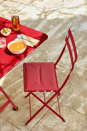Fermob Bistro Basics zitkussen 38x28 cm Stereo Red Ochre