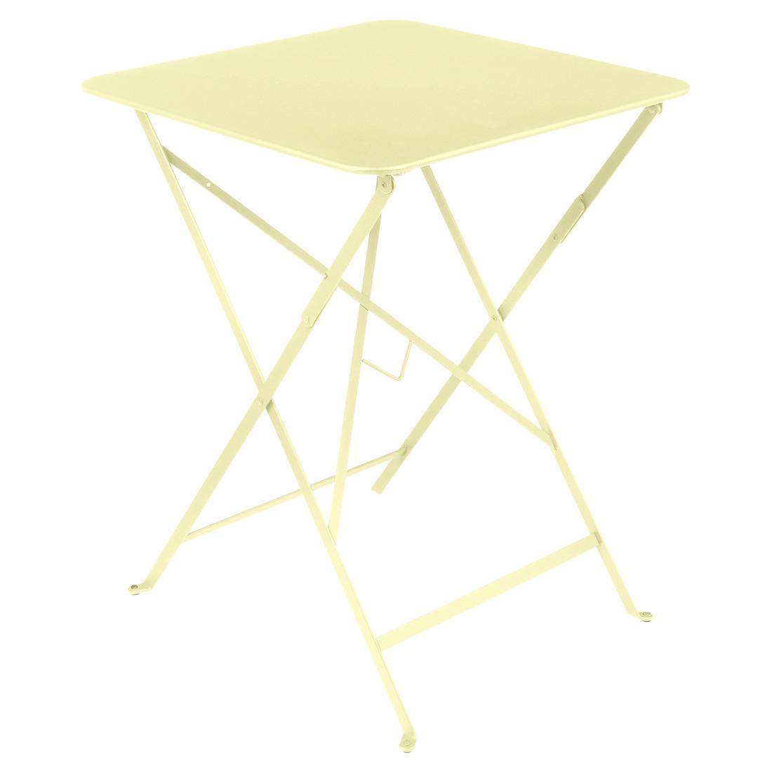 Fermob Bistro tuintafel 57 x 57 cm Frosted lemon