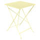 Fermob Bistro tuintafel 57 x 57 cm Frosted lemon