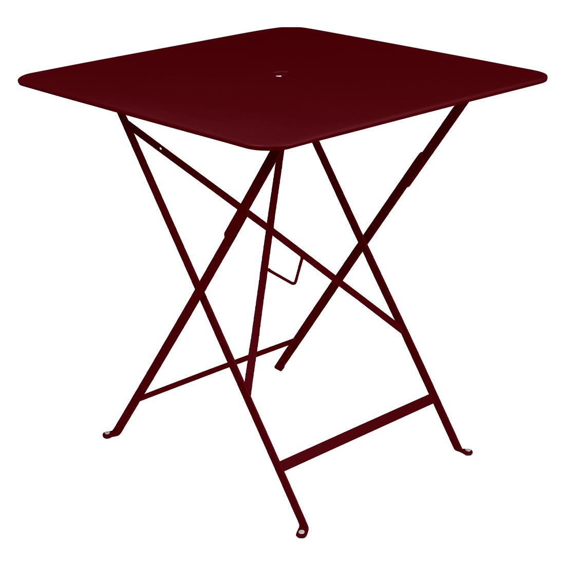 Fermob Bistro tuintafel 71 x 71 cm Black cherry