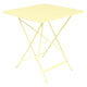 Fermob Bistro tuintafel 71 x 71 cm Frosted lemon