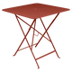 Fermob Bistro tuintafel 71 x 71 cm Red ochre