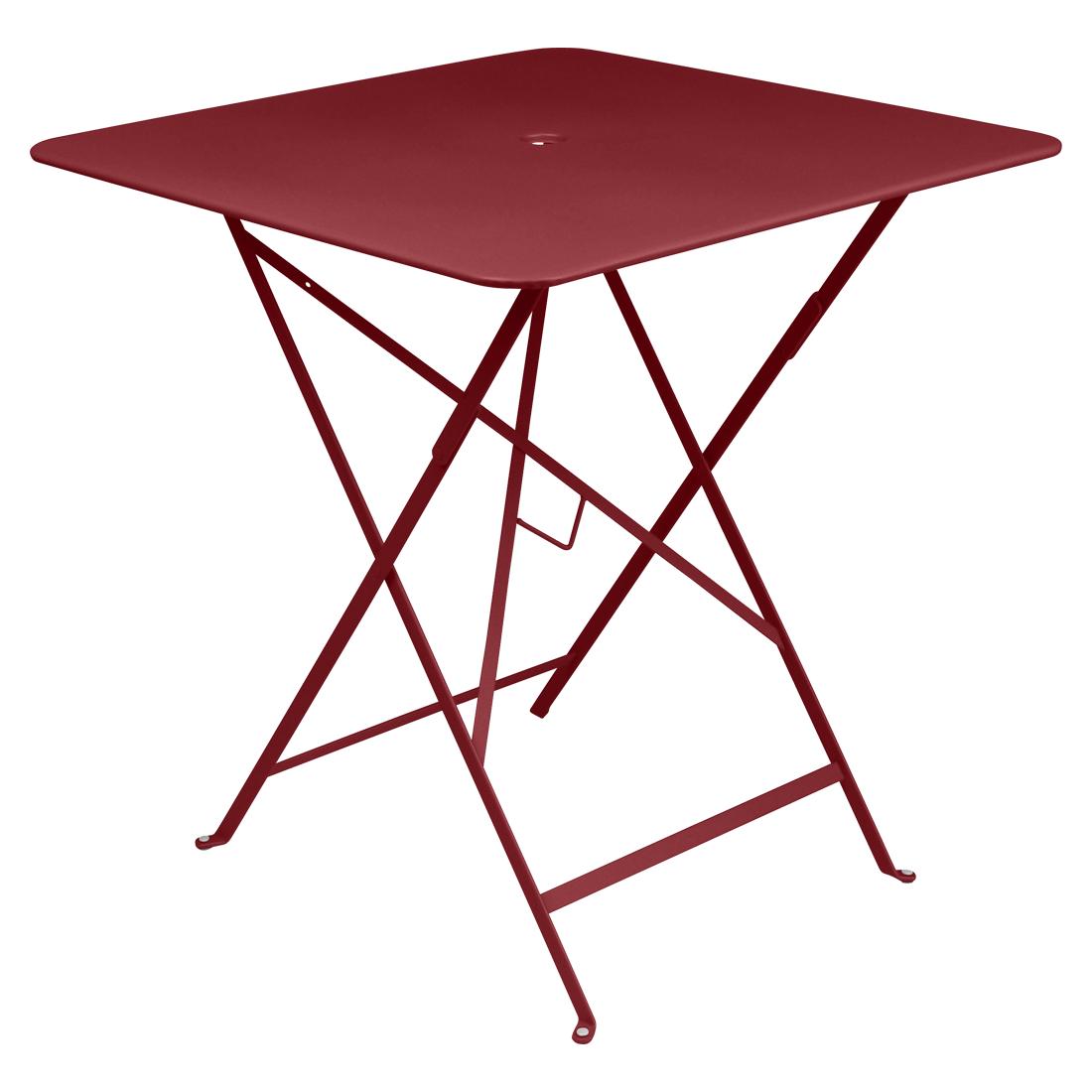 Fermob Bistro tuintafel 71 x 71 cm Chili
